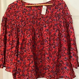 Gap Floral Shirt New With Tags